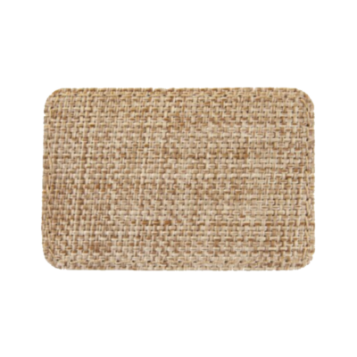 Burlap Rectangle Patch