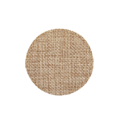 Burlap Round Patch