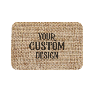 Burlap Rectangle Patch - Image 2