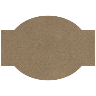 Laserhyde Hat Patch - Western Oval Rectangle Shape