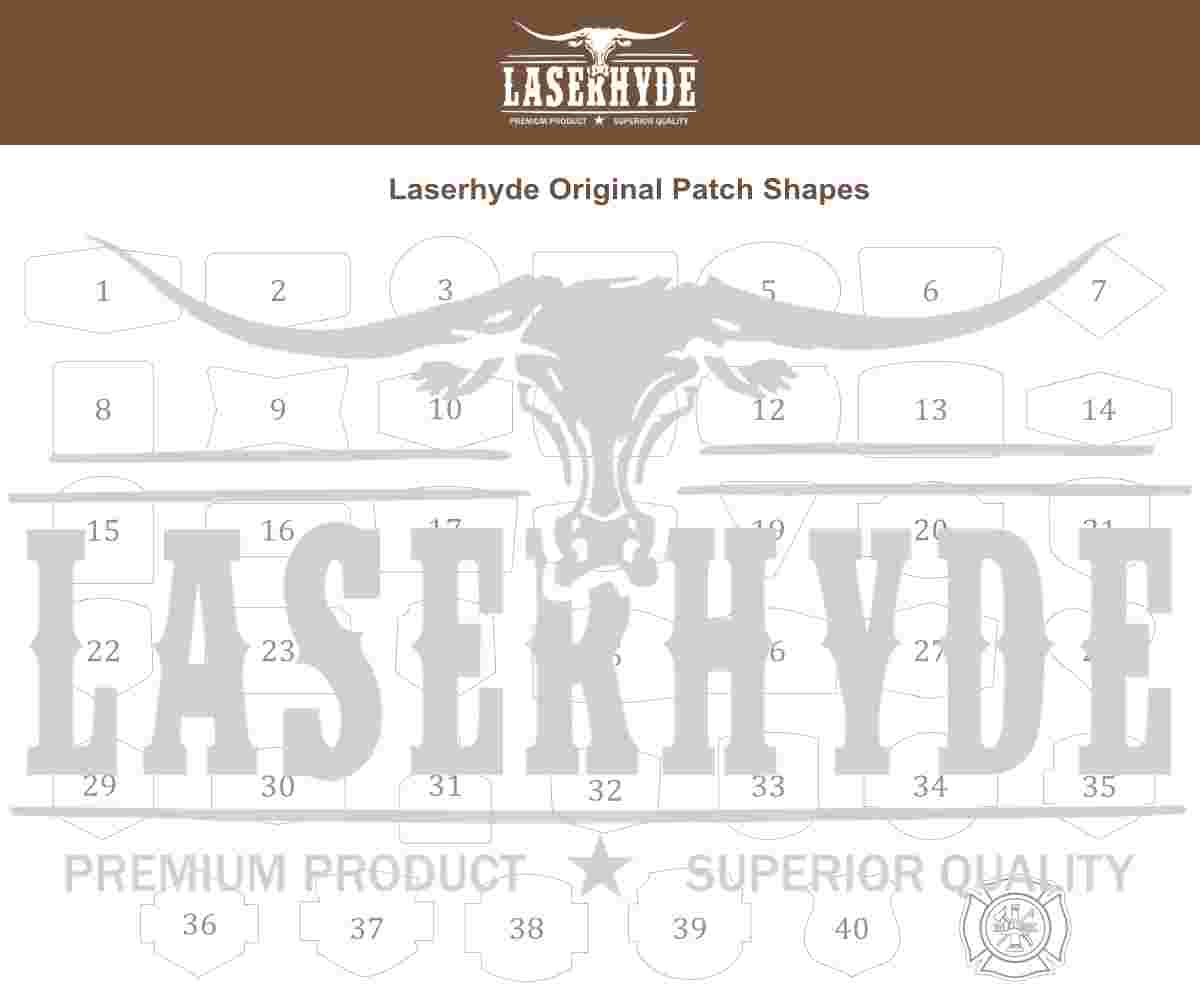 Laserhyde Patch Shapes