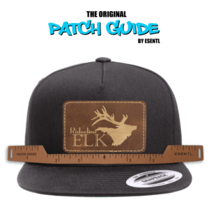 Large Patch Alignment Guide for hat patches