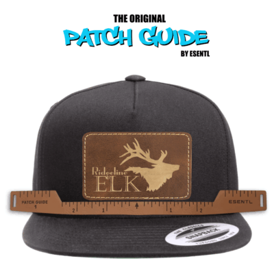 Large Patch Alignment Guide for hat patches