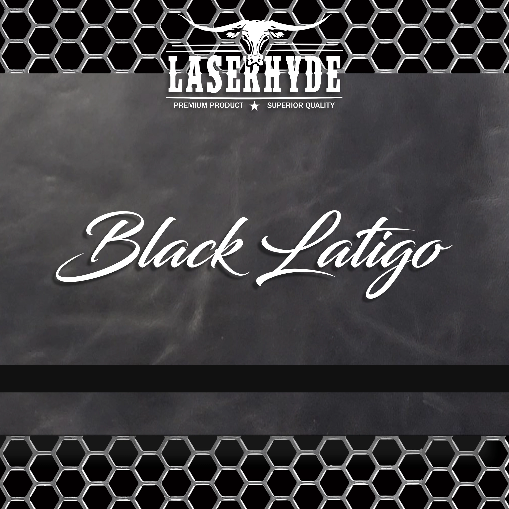Black Latigo Leatherette Sheets | Laserhyde™