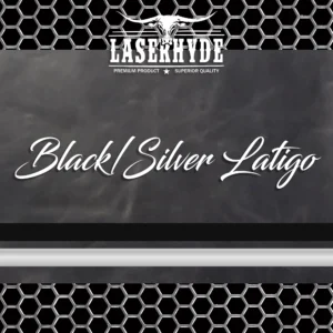 Black & Silver Latigo leatherette sheets