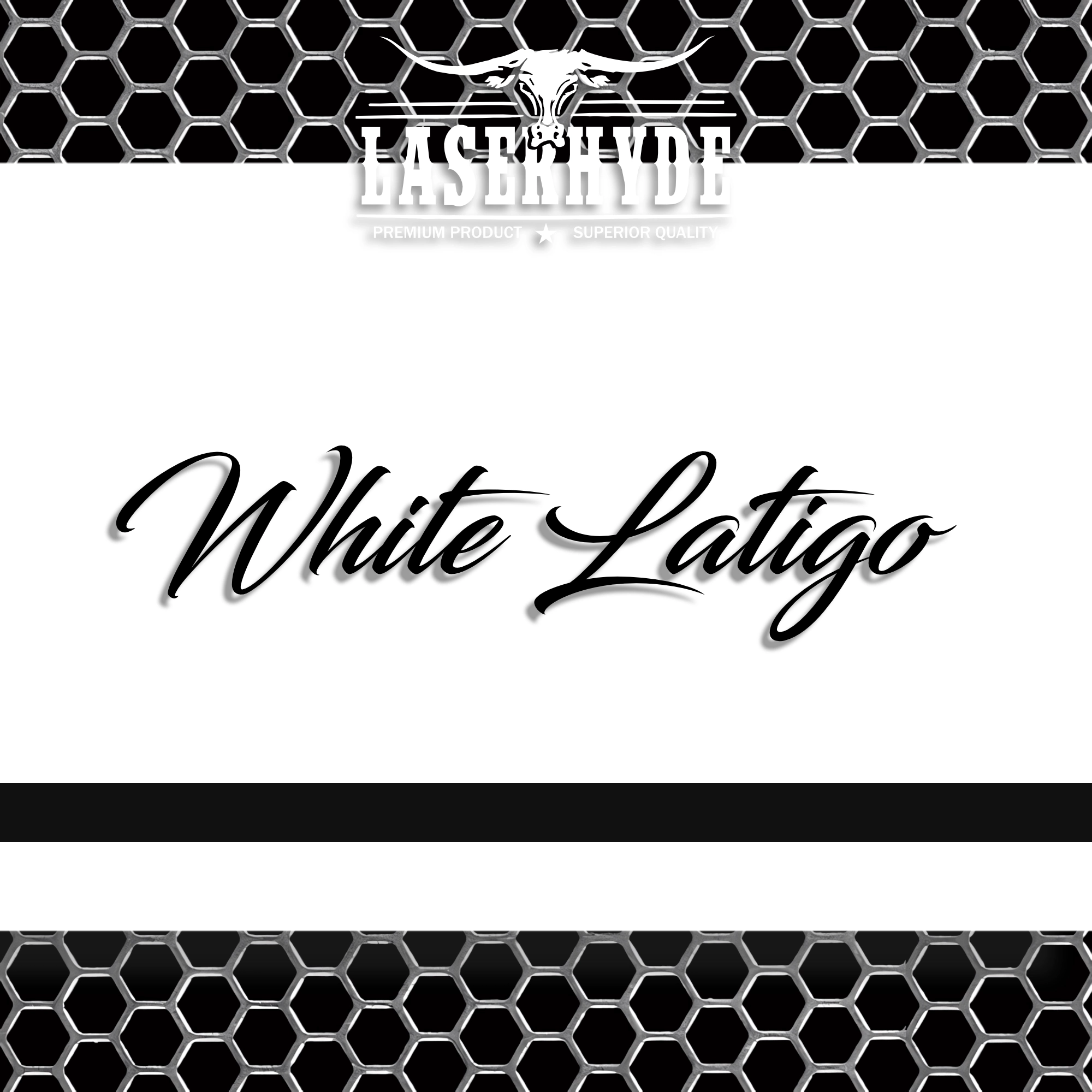 Bright White Latigo Leatherette Sheets