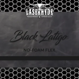 Black latigo no-foam leatherette sheets