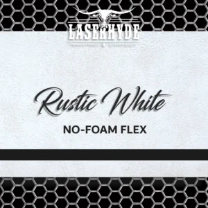 Rustic White No-Foam Leatherette Sheets