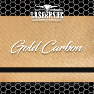 Gold Carbon Fiber Leatherette sheets
