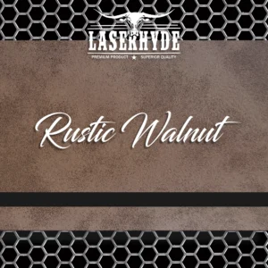 Rustic Walnut leatherette sheets