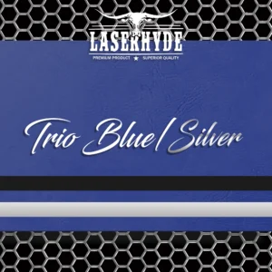 Blue & Silver leatherette sheets