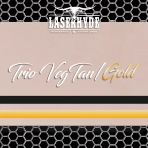 Veg-Tan / Gold Leatherette Sheets 12×20 Laserhyde™ TRIO