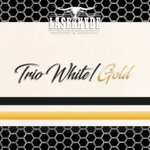 White | Gold Leatherette Sheets