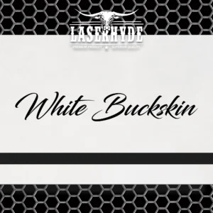 Deluxe Bright White Buckskin Leatherette Sheets