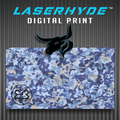 Blue Camo Printed Leatherette Sheets 12x20