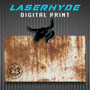 White Patina Printed Leatherette