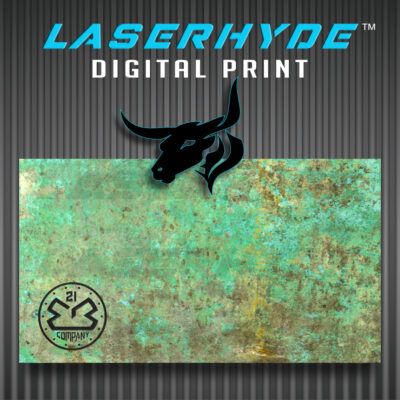 Green Patina Printed Leatherette