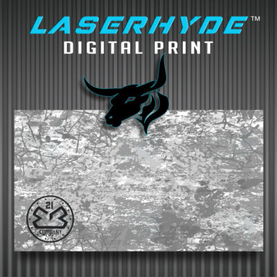 Grey-Tree Camo Printed Leatherette Sheets 12x20