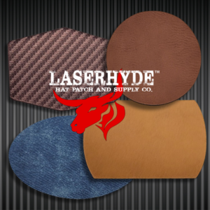 Blank Leatherette Hat Patches