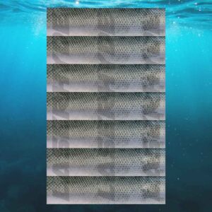 Salmon Printed Leatherette