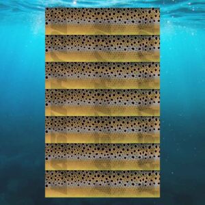 Brown Trout Printed Leatherette