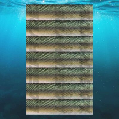Largemouth Bass Printed Leatherette Sheets 12x20