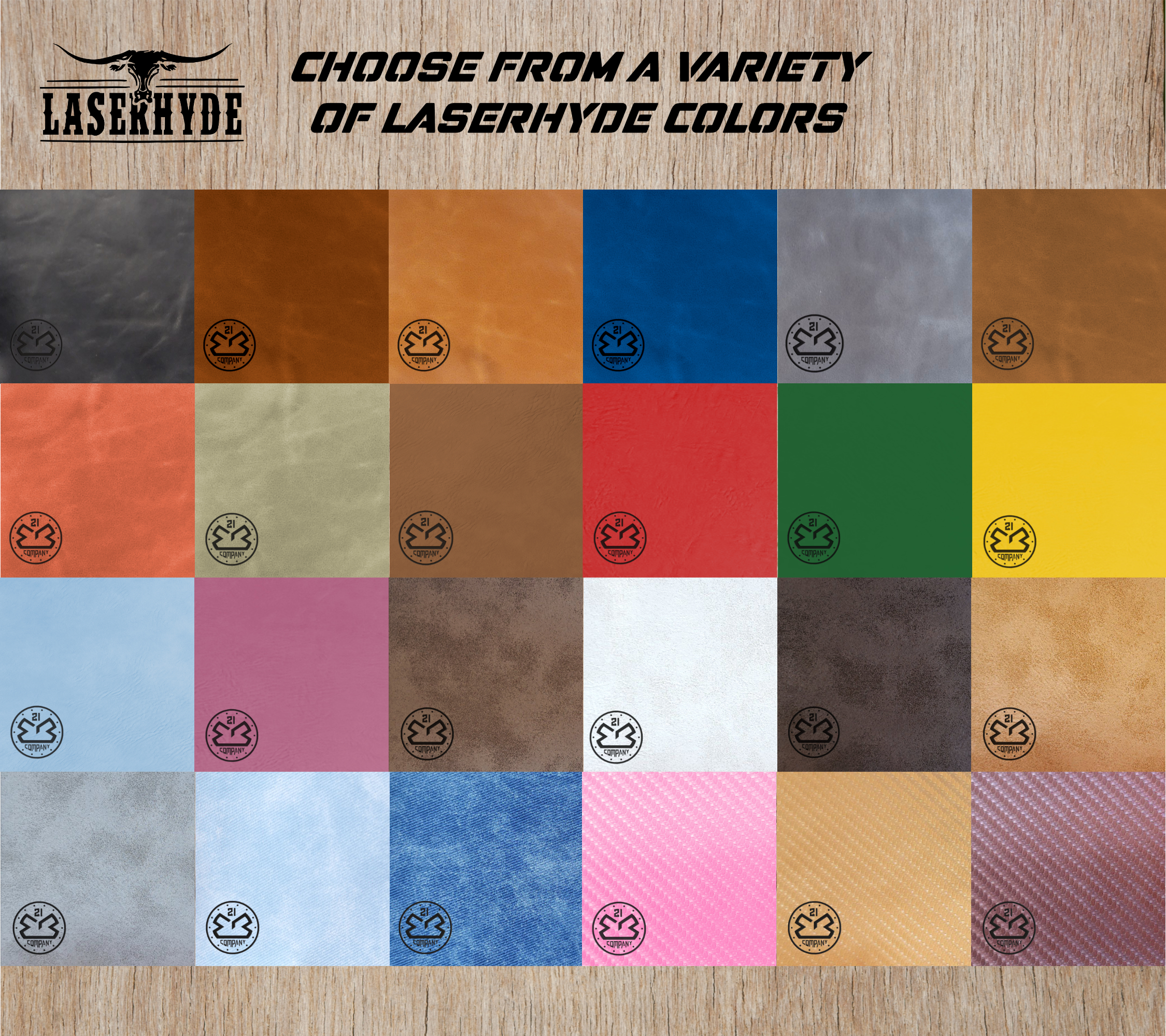 Leatherette Lanyard Keychain Set with Clips