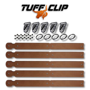 Tuff-Clip Complete Leatherette Keychain Set