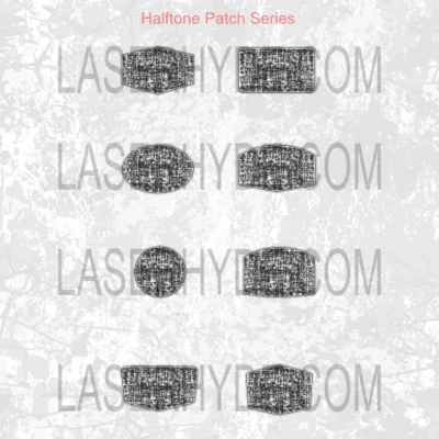 Grunge Matrix Hat Patch Graphic Set