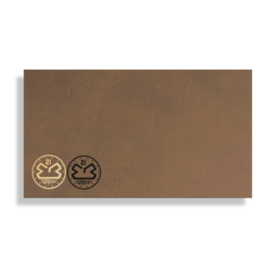 Rustic Brown / Gold Leatherette Sheets