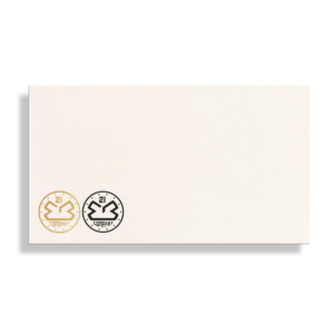 White / Gold Leatherette Sheets