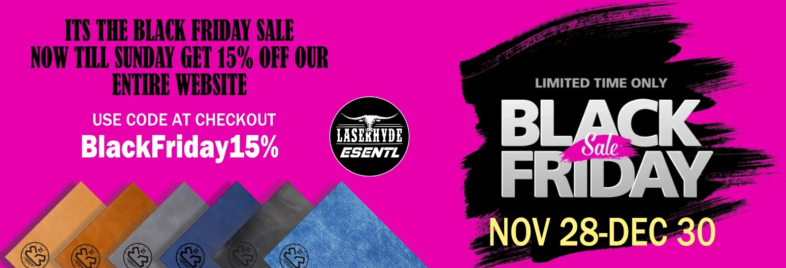 Black Friday sale announcement and details