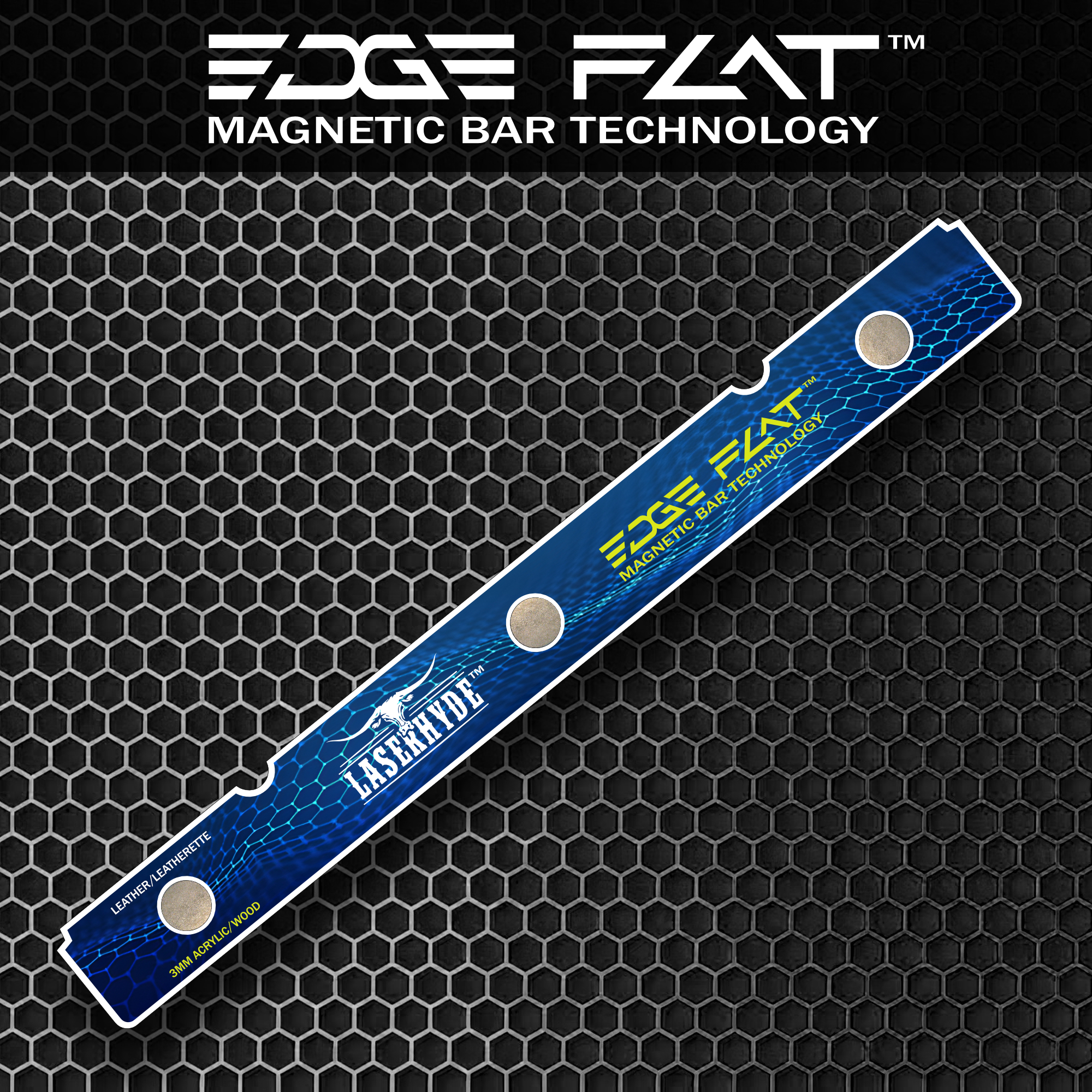 Pre-Order – Laserhyde Edge Flat Laser Bed Magnetic Bar