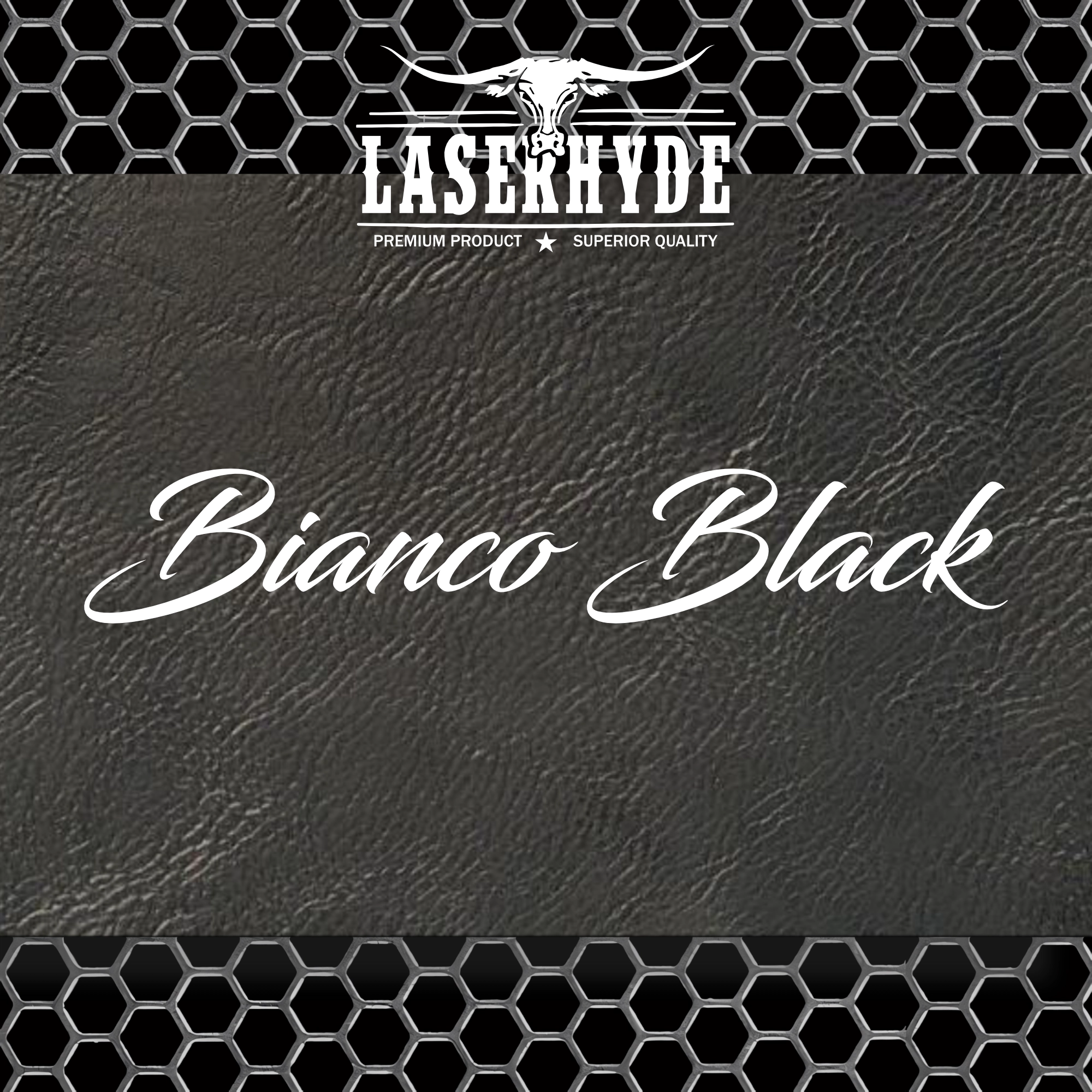 Black & white leatherette sheets