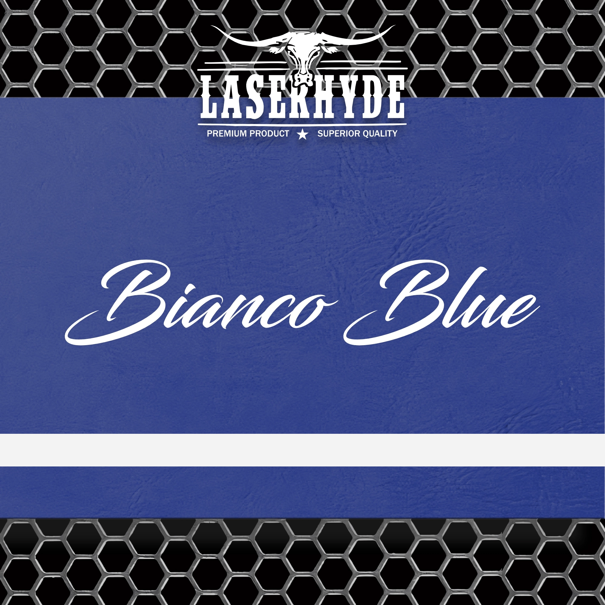 Blue & White Leatherette Sheets