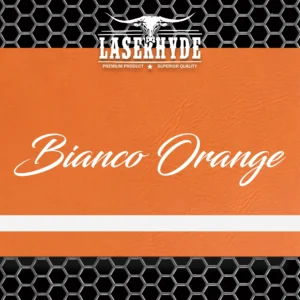 Orange & White Leatherette Sheets