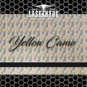 Yellow Camo Leatherette Sheets