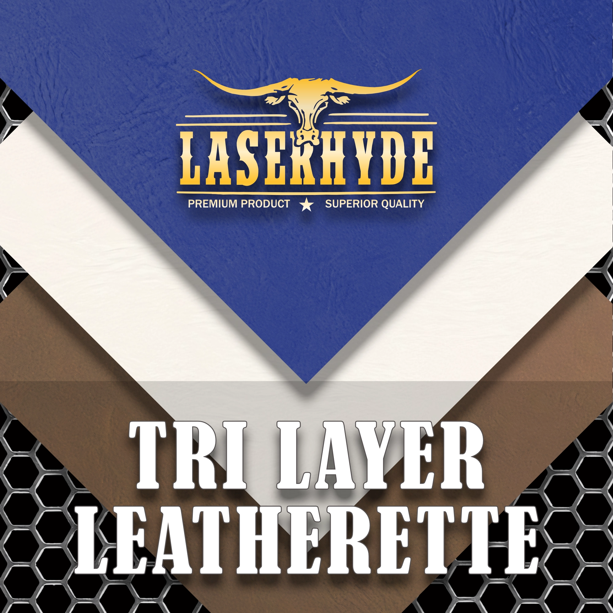 Enjoy Laserhyde Tri Color Leatherette