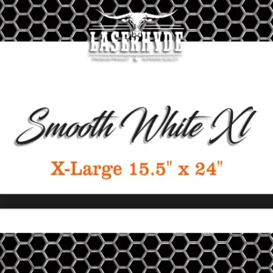 XL White Leatherette Sheets